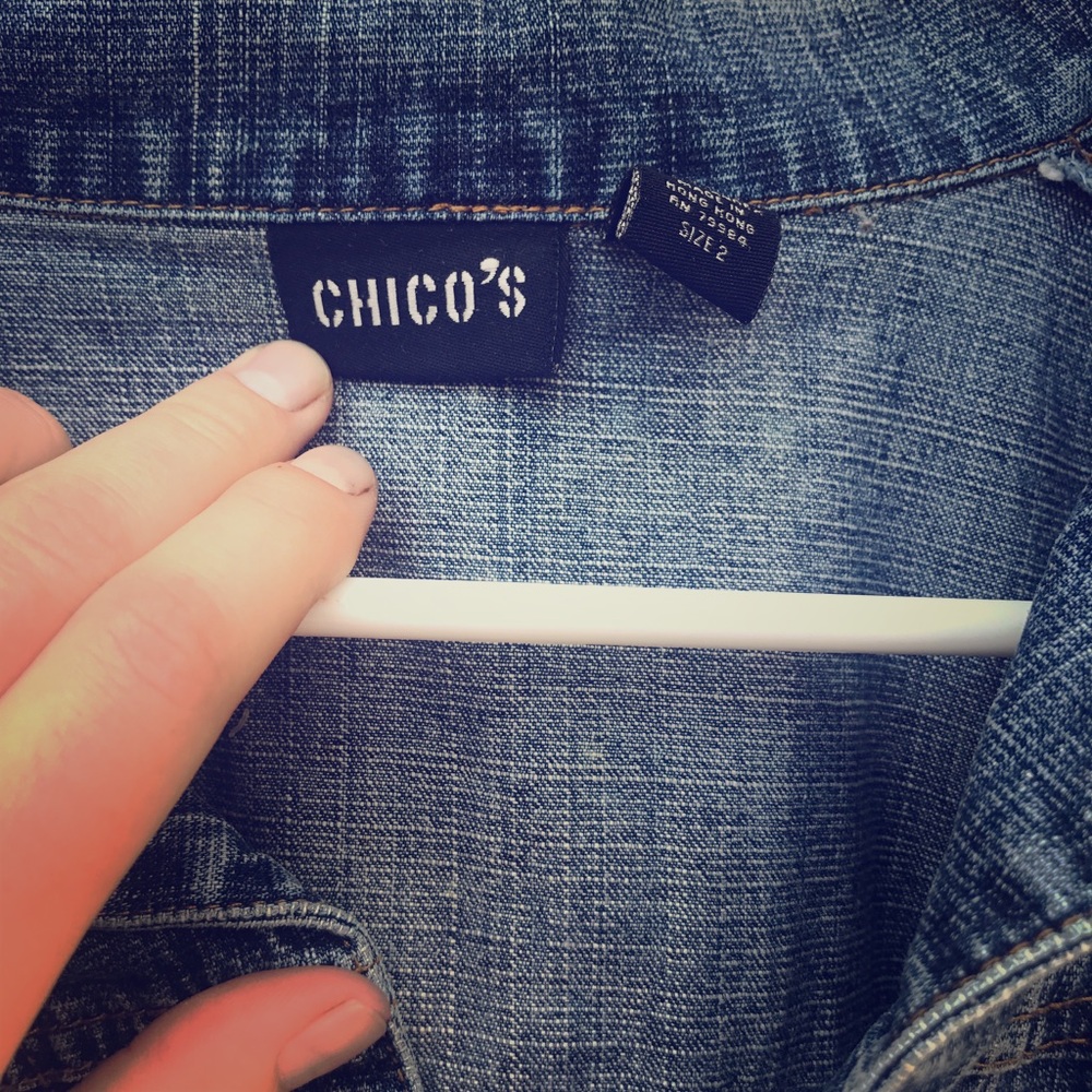 Chico's Blue Jean Jacket